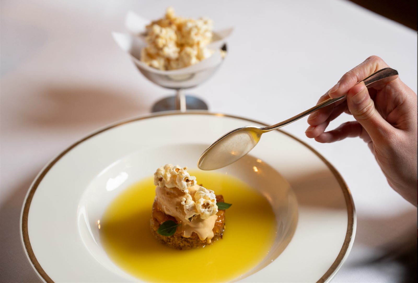 Piatto d'autore dell'Osteria della Brughiera